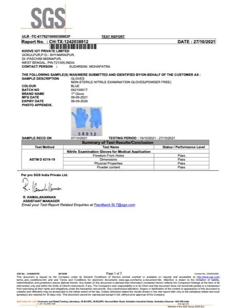 ASTM D6319 report